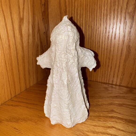 Vintage Broomsnickle Ghost Pumpkin Figurine Linda Lindquist Baldwin Enesco 1997 - Picture 5 of 10